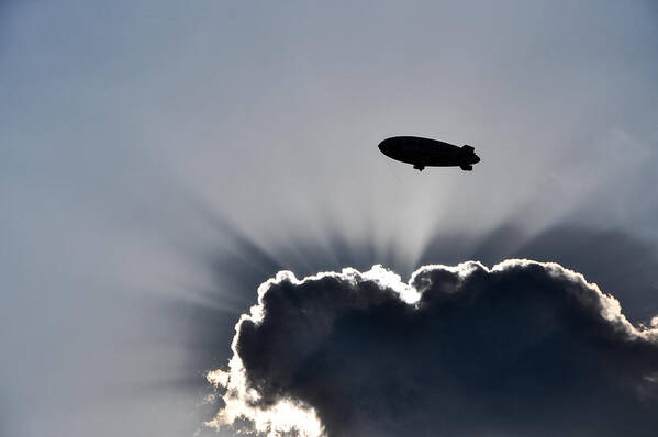 Cloud Poster featuring the photograph Clouds And Airships by Taichi