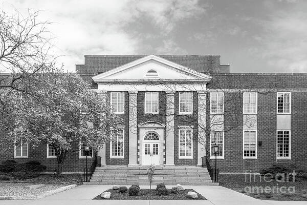 Coe College Poster featuring the photograph Coe College Marquis Hall by University Icons