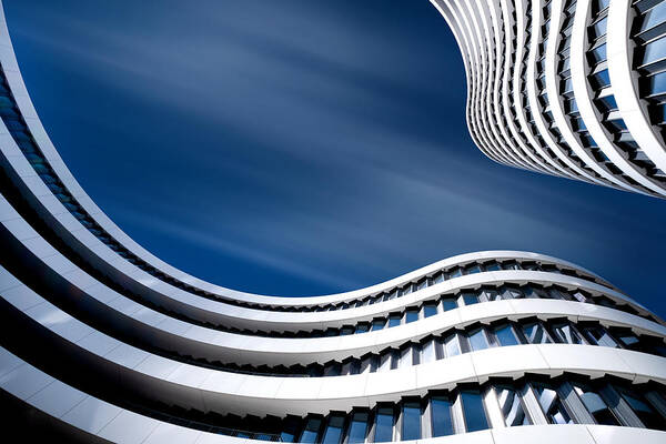 Architecture Poster featuring the photograph Curved Architecture by Rolf Endermann