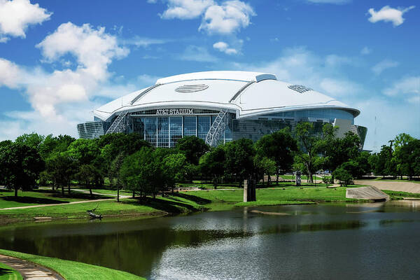 Dallas Cowboys Poster featuring the photograph Dallas Cowboys ATT Stadium Arlington Texas by Robert Bellomy