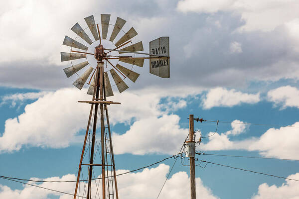 Windmill Poster featuring the photograph David Bradley Windmill by Todd Klassy