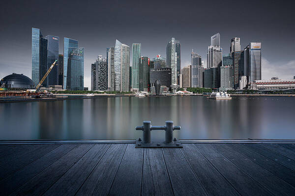 Docks Poster featuring the photograph Dock by Purplepage
