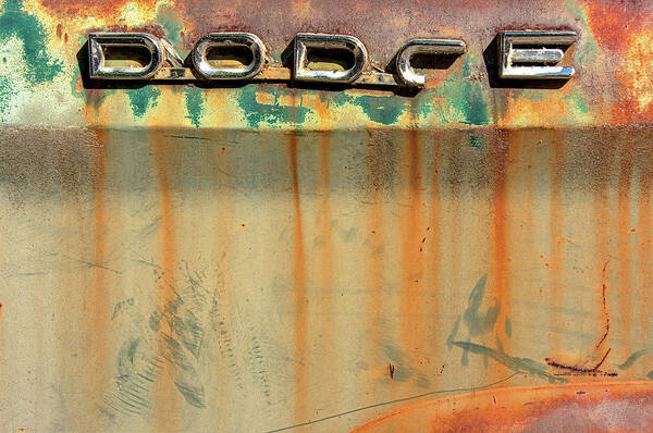 Old Car Poster featuring the photograph Dodge by Minnie Gallman