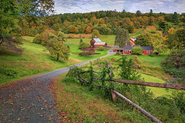 Sleepy Hollow Farm Poster featuring the photograph Early Fall at Sleepy Hollow Farm by Kristen Wilkinson