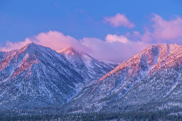 Landscape Poster featuring the photograph Eastern Sierra Alpenglow by Marc Crumpler