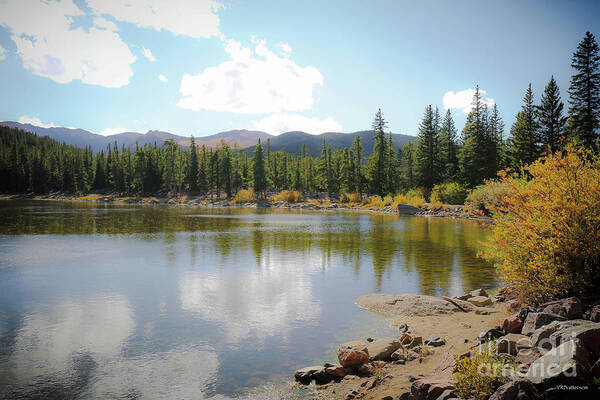 Echo Lake Poster featuring the photograph Echo Lake Mt Evans by Veronica Batterson