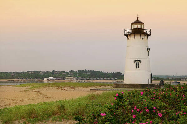 Scenics Poster featuring the photograph Edgartown Lighthouse by Wbritten