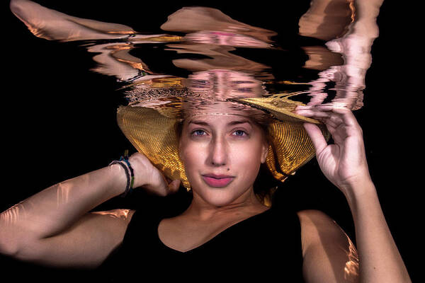 Underwater Poster featuring the photograph Emily by Jim Lesher