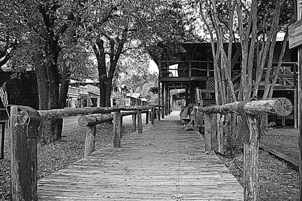 Country Poster featuring the photograph Entering Town by Cynthia Guinn