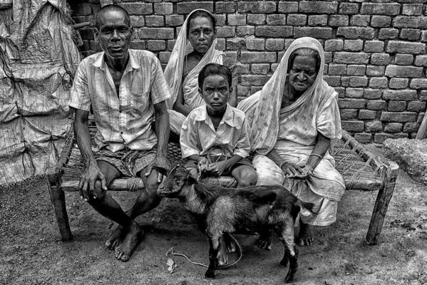 Family Poster featuring the photograph Family Portrait by Avishek Das