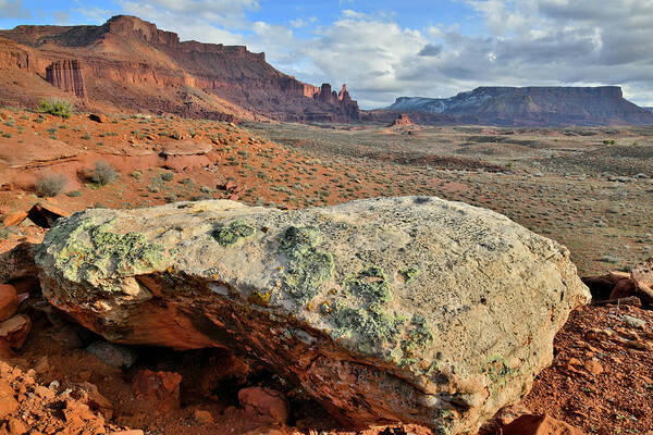 Colorado River Poster featuring the photograph Fisher Towers in Utah's Castle Valley by Ray Mathis