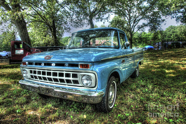 Truck Poster featuring the photograph Ford 100 by Mike Eingle