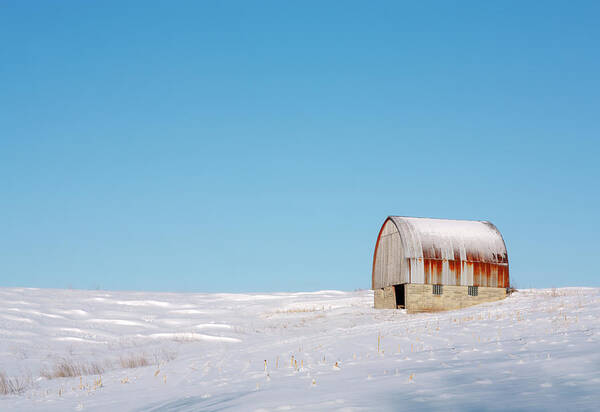 Barn Poster featuring the photograph Forgotten Barn by Todd Klassy