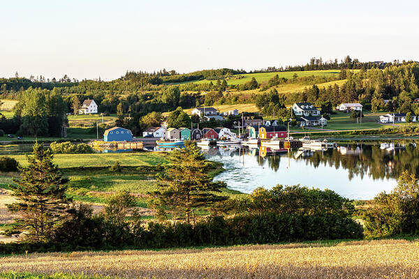 Pei Poster featuring the photograph French River Harbor by Douglas Wielfaert