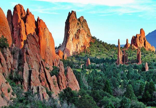 Scenics Poster featuring the photograph Garden Of Gods by Photography By P. Lubas