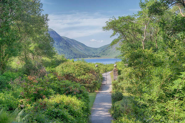 Glenveagh Poster featuring the photograph Gate to Glenveagh by Wade Aiken