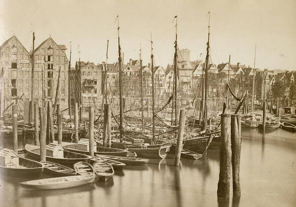 1880-1889 Poster featuring the photograph German Harbour by Hulton Archive