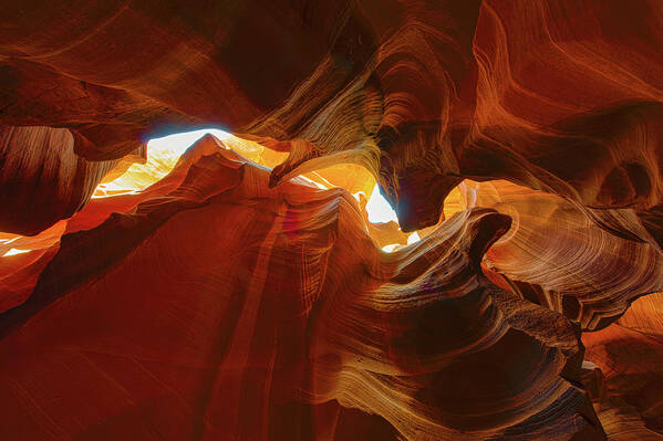 Antelope Canyon Poster featuring the photograph Antelope Canyon Jagged Beauty by Mark Duehmig