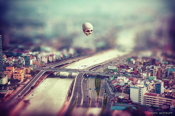 Skull Poster featuring the digital art Godseye by Joseph Westrupp