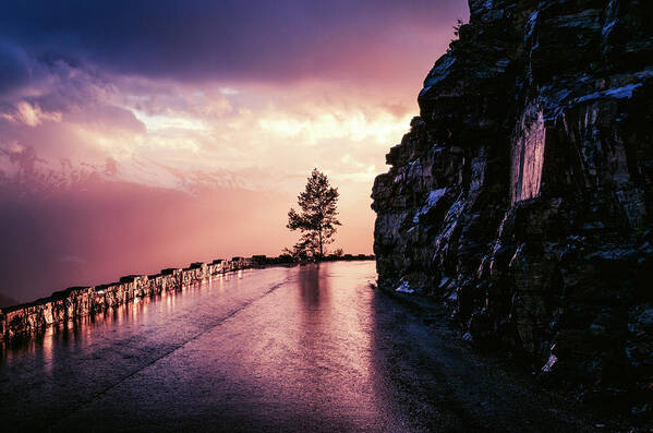  Poster featuring the photograph Going to the Sun Road by Jake Sorensen