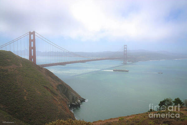 Golden Gate Bridge Poster featuring the photograph Golden Gate Bridge by Veronica Batterson