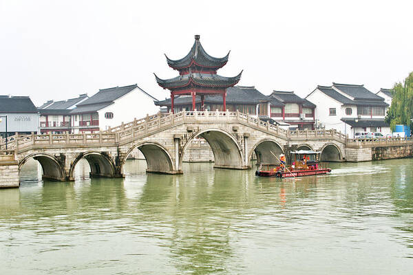 China Poster featuring the photograph Grand canal Suzhou by Nick Mares
