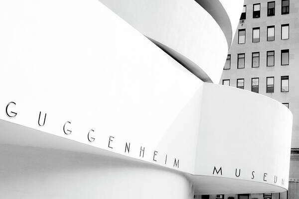 Guggenheim 1-1 Poster featuring the photograph Guggenheim 1-1 by Moises Levy