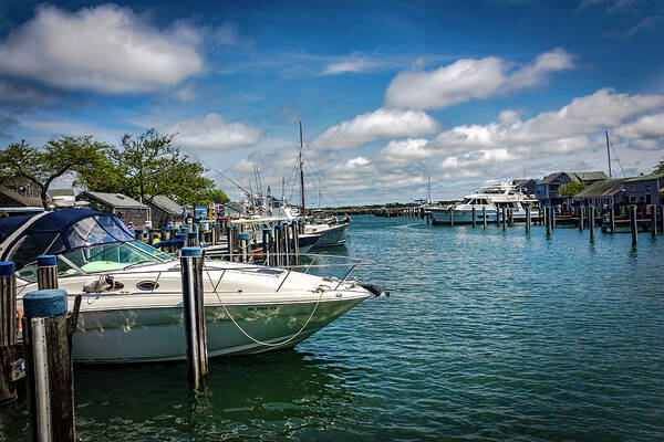 Harbor Poster featuring the photograph Harbor in Nantucket Series 6494 by Carlos Diaz