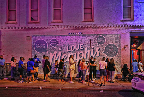 Love Poster featuring the photograph I Love Memphis Mural by Allen Beatty