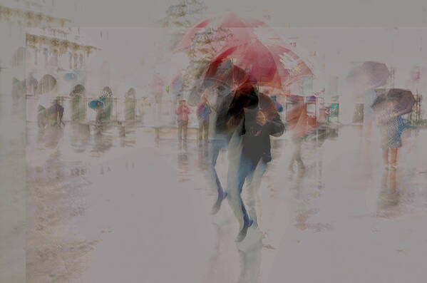 Abstract
Fineart
Illusion
Venice Poster featuring the photograph Illusion _ Walking In A Rainy Day In Venice by Donatella Basso