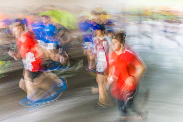 Icm Poster featuring the photograph Keep On Running! by Stephan Rckert