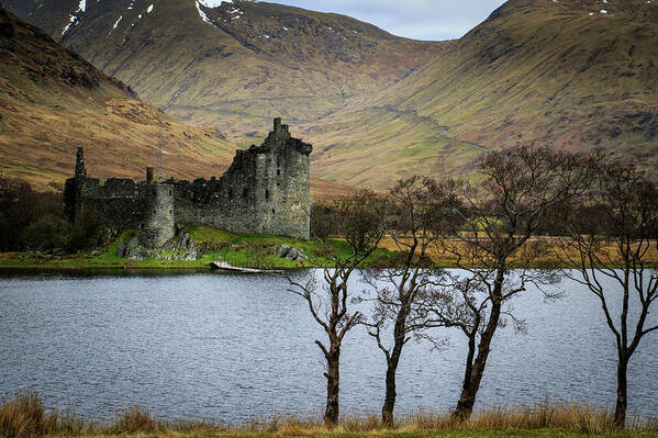 Ancient Poster featuring the photograph Kilchurn Castle, 06 by Chris Smith