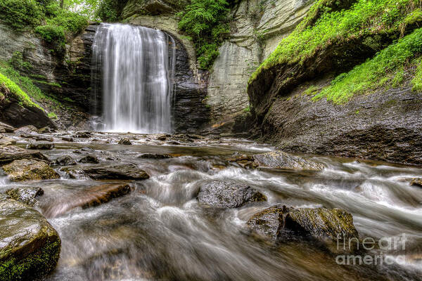 Waterfall Poster featuring the photograph Looking Glass 2 by Scott Wood