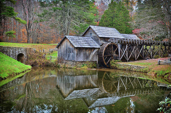 Mabry Mill Poster featuring the photograph Mabry Mill by Michael Frank