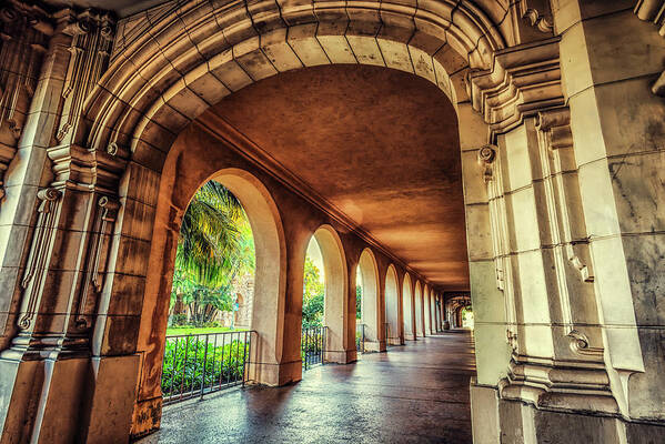 Magical Arches Poster featuring the photograph Magical Arches by Joseph S Giacalone