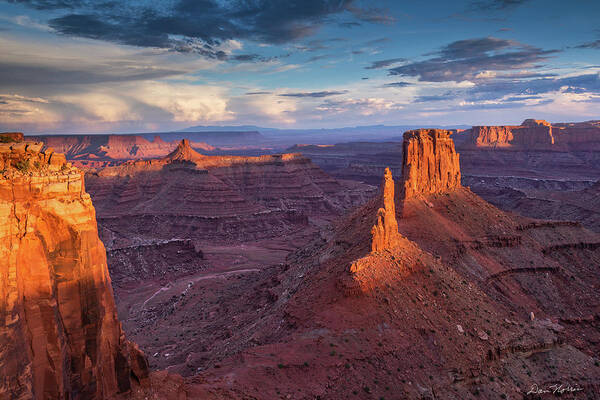 Canyonlands Poster featuring the photograph Marlboro Point - A Different View by Dan Norris