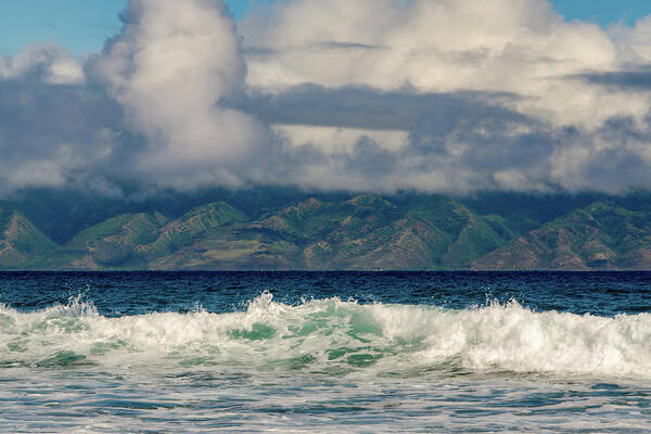 Hawaii Poster featuring the photograph Maui Breakers II by Jeff Phillippi
