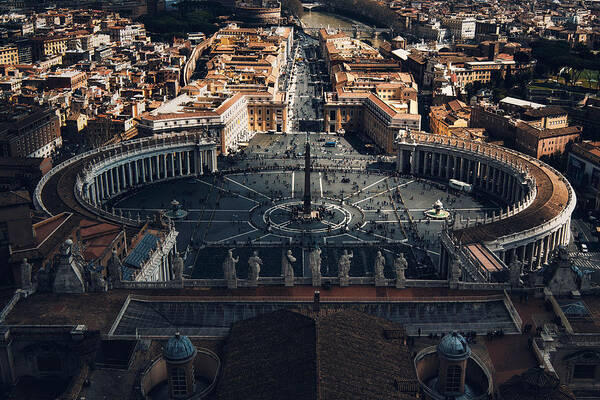 Vatican
St. Peter's Dome
Roma
Mistic Poster featuring the photograph Misticline by Vito Muolo