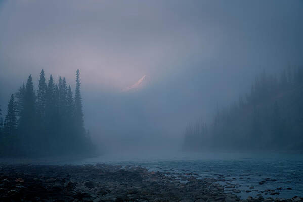 Mountains Poster featuring the photograph Misty Valley by Dan Jurak