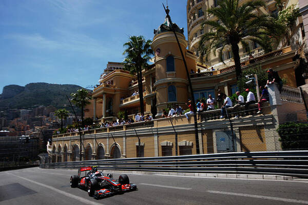 Sport Poster featuring the photograph Monaco F1 Grand Prix - Race by Mark Thompson