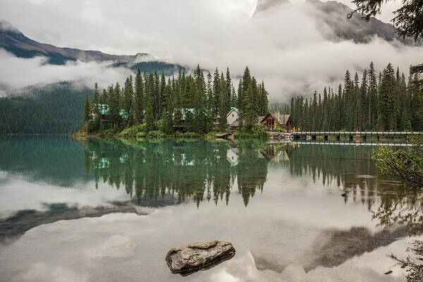 Emerald Lake Poster featuring the photograph Morning Glass by Kristopher Schoenleber