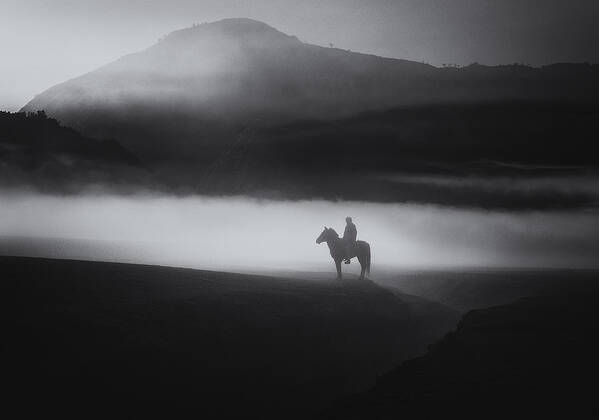 Landscape Poster featuring the photograph Morning In Bromo by Andi Halil