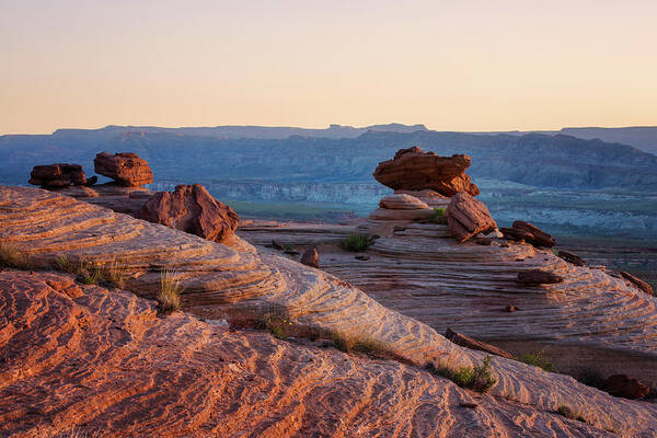 Arch Poster featuring the photograph Morning in Vermilion Cliffs by Alex Mironyuk