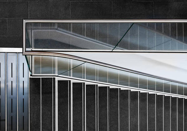 Stair Poster featuring the photograph Museum Stair by Henk Van Maastricht