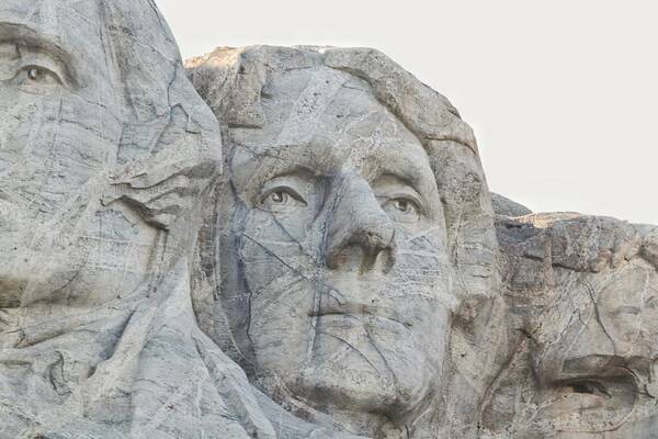 Mt Rushmore Poster featuring the photograph My Rushmore, Jefferson by Susan Jensen