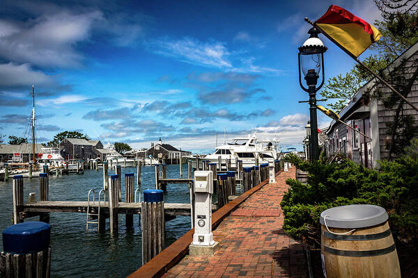 Harbor Poster featuring the photograph Nantucket Harbor Series 6593 by Carlos Diaz