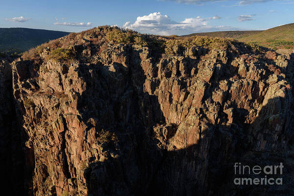 Black Canyon Poster featuring the photograph North Rim Sundown by Jeff Hubbard