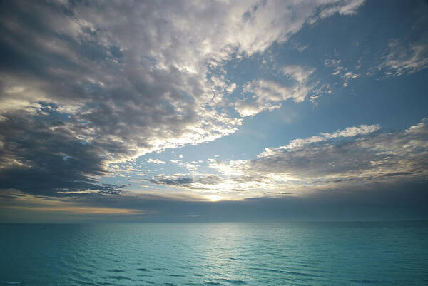 Scenics Poster featuring the photograph Ocean And Sky by Sstop