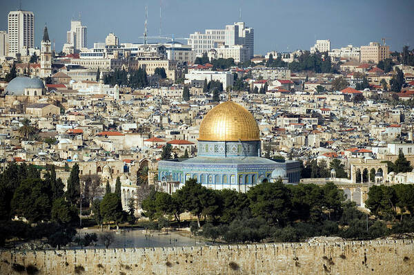 Scenics Poster featuring the photograph Old City Of Jerusalem by Claudiad