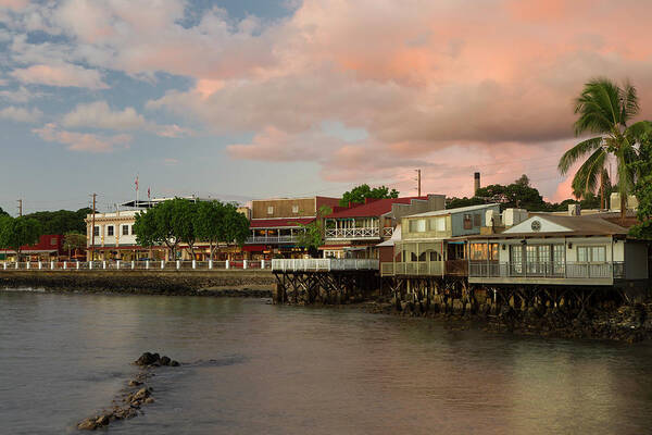 Lahaina Poster featuring the photograph Old Lahaina Town by Dustypixel